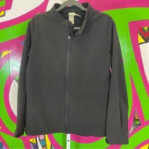 Rockies, Black Soft Shell Jacket Fleece Lined. Size Large. Good used condition!